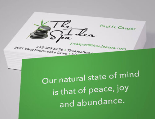 The Idea Spa Business Cards
