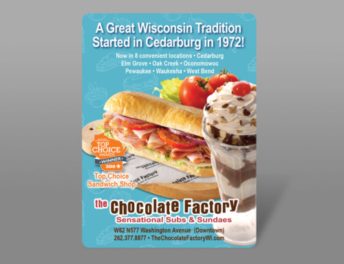 Chocolate Factory Print Ad