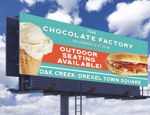 The Chocolate Factory Outdoor Billboard
