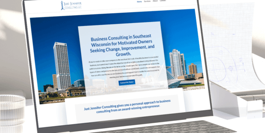 Just Jennifer Consulting website